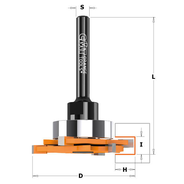Fresa a disco per giunzione STRIPLOX™ Mini a tre taglienti 823.371