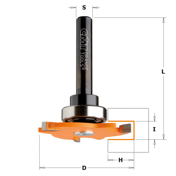 Frese a disco con foro svasato per scanalature laterali 923A-823B
