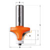 Frese a raggio concavo per materiali compositi 8/980.50