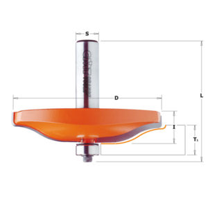 Frese con profilo orizzontale per antine 8/990.5