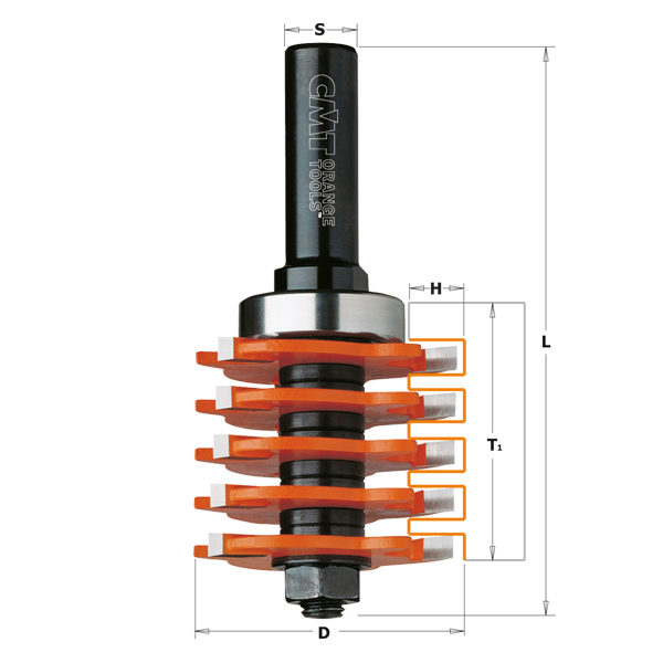 Frese per unioni a dente 8/900.616