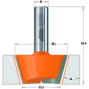 Set di frese per riparazioni su materiali compositi 9/881.541