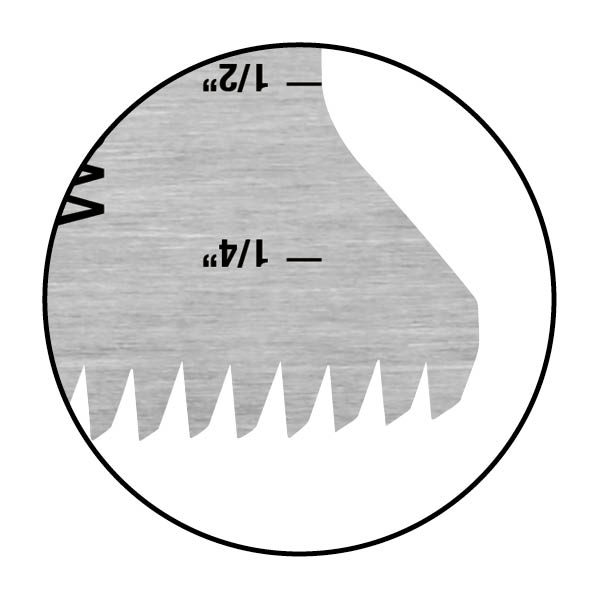 35mm Lama taglio di precisione a dentatura doppia "Giapponese" per legno. Long Life OMF205 - immagine 2