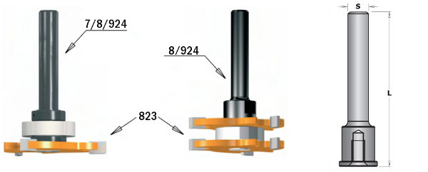 Alberini portafrese per frese a disco 823 7/8/924.xxx.2 - immagine 2