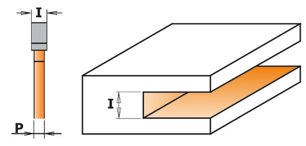 Frese a disco per scanalature laterali 8/922.016B - immagine 2