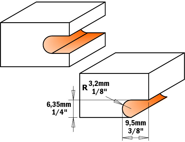 Frese per pavimenti in legno 822.024B - immagine 2