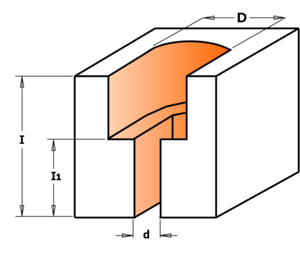 Frese per scanalature per viti con testa piana 813.601/913.101 - immagine 2