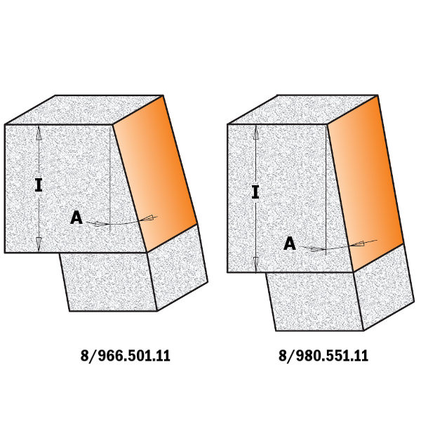 Frese per smussare materiali compositi 8/980.55-8/966.5 - immagine 2