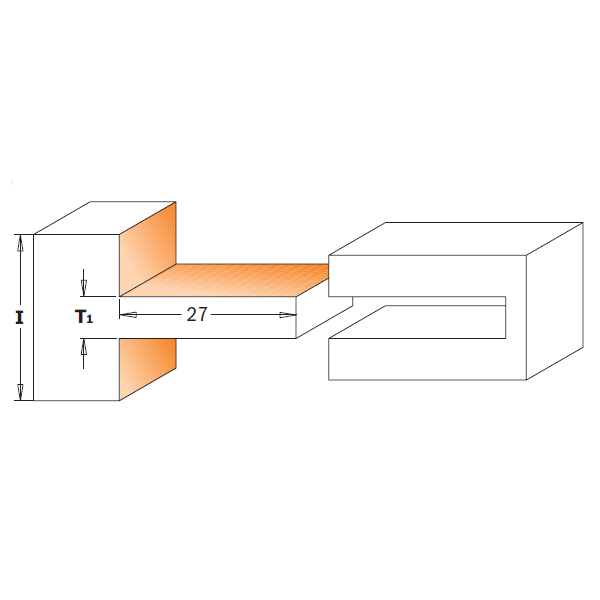 Set di frese a disco per tenoni ed incastri 8/900.627 - immagine 2