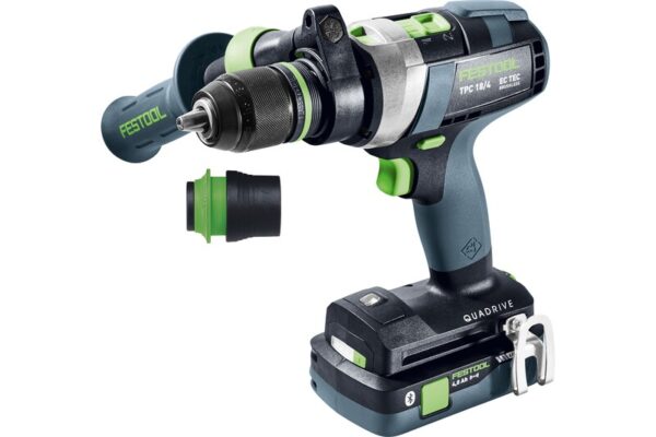 Trapano avvitatore con percussione a batteria QUADRIVE TPC 18/4 5,0/4,0 I-Plus - immagine 2