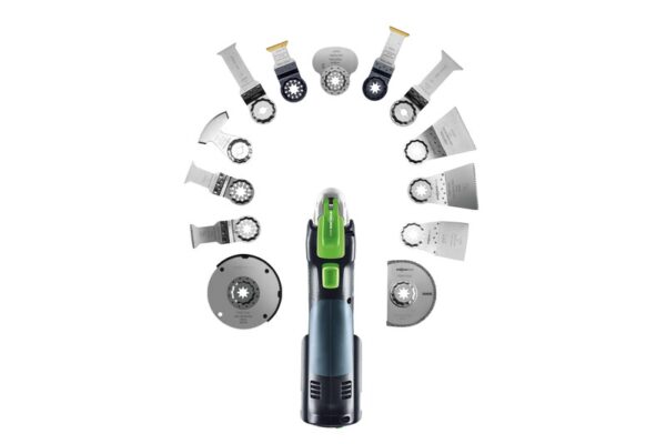 Utensile multifunzione a batteria VECTURO OSC 18 E-Basic-4,0 Con Batteria in Omaggio - immagine 9