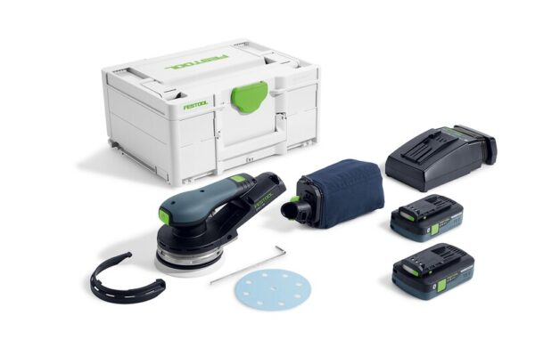 Levigatrice orbitale a batteria ETSC 2 125 4,0 I-Plus