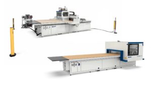 Centro di Lavoro cnc con piano unico Scm Morbidelli x50