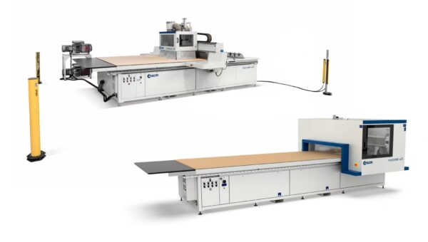 Centro di Lavoro cnc con piano unico Scm Morbidelli x50